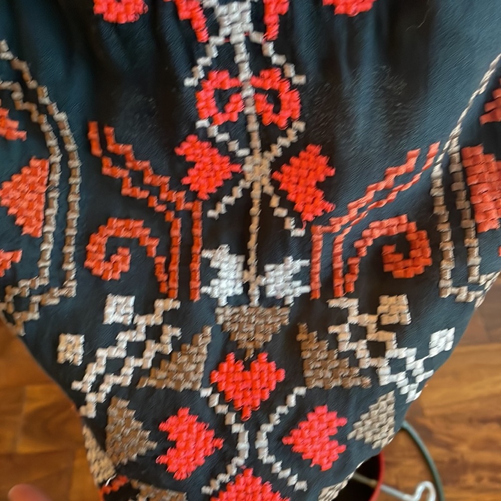 Embroidered Mini-dress/Romper - Picture 5 of 8
